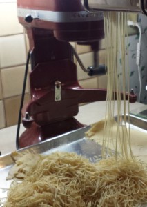 Pasta Making in progress Crop