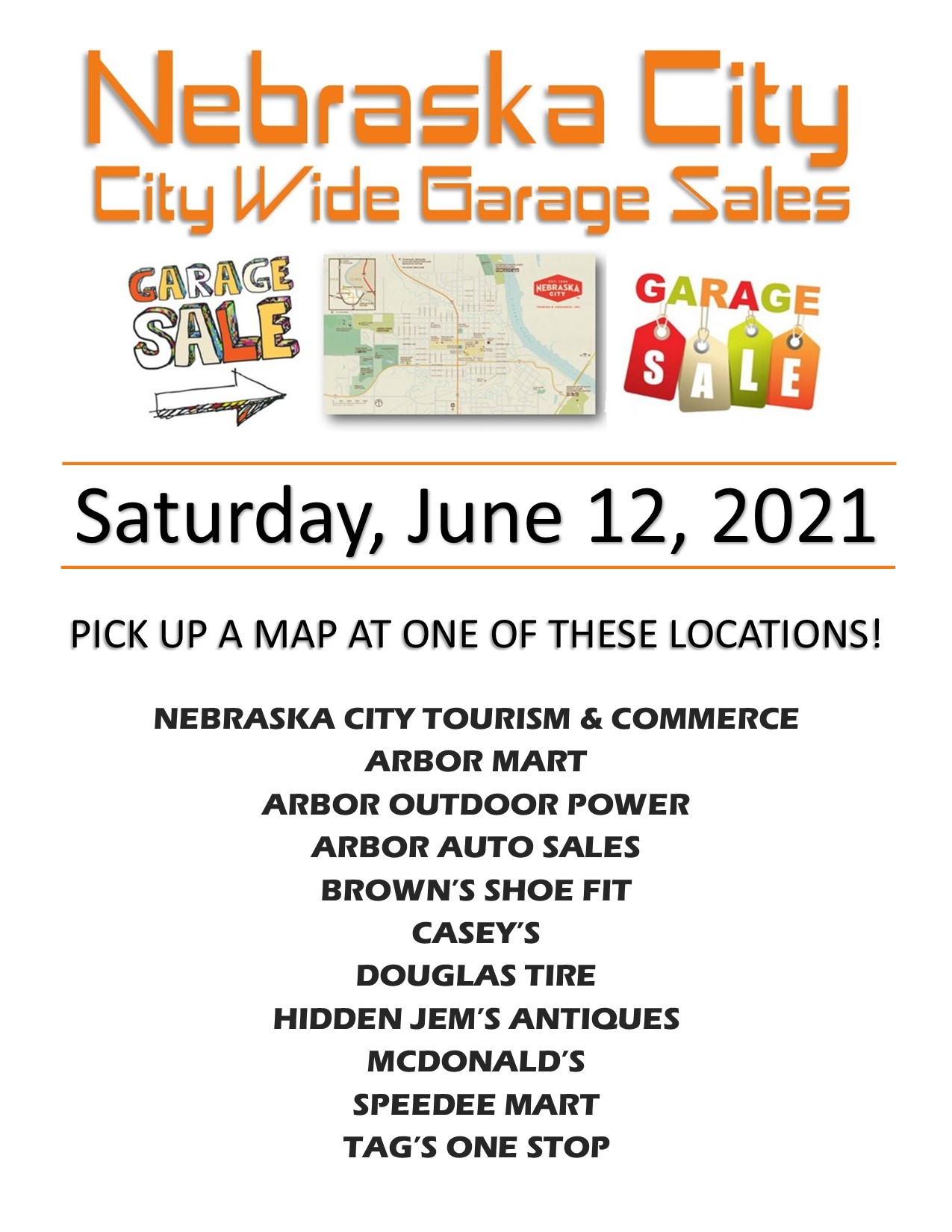 City Wide Garage Sales! Nebraska City